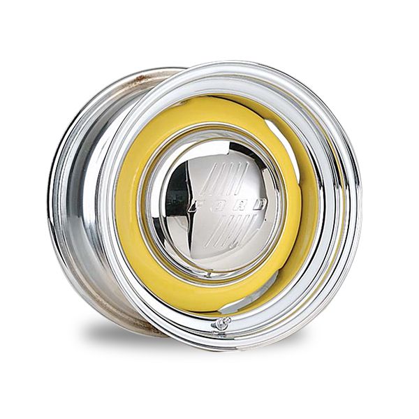 Photo1: Gennie Steel Wheel Chrome/Bare 16x10 (1)