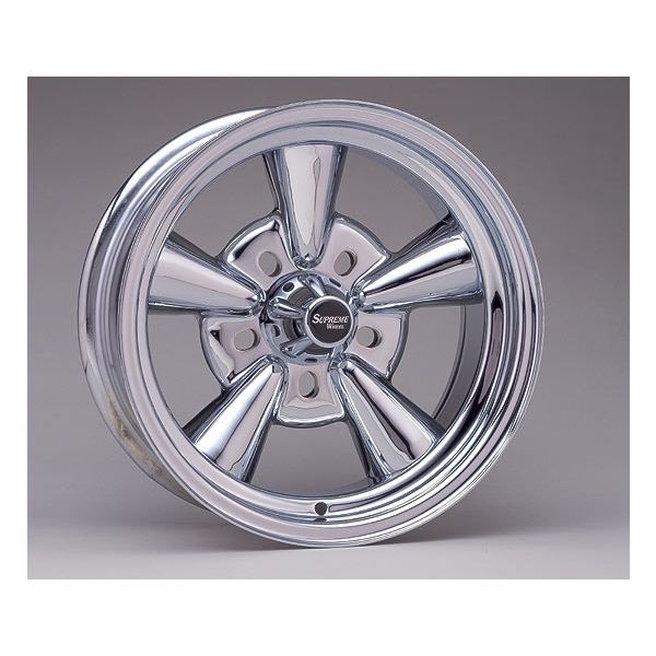 Photo1: Supreme Chromed Wheel 14×6 Std. BS (1)