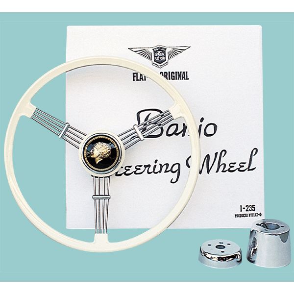 Photo1: Banjo Steering Wheel 40cm (1)