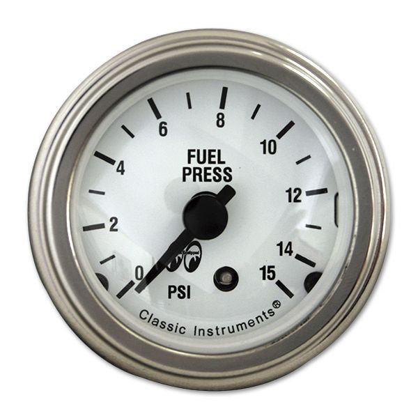 Photo1: MOON Equipped 2inch Fuel Level 0-90 GM Type  (White) (1)
