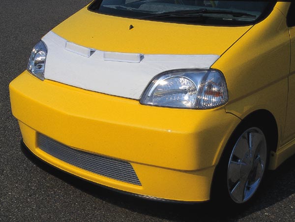 Photo1: HOOD BRA Japanese Domestic Car /  Imported car White (1)