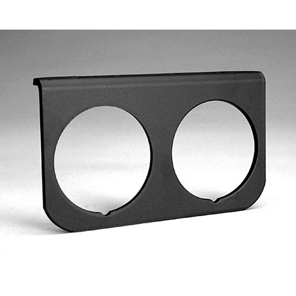 Photo1: Auto Gauge & Autometer Black Alumi Gauge Pannel 2 Hole (1)
