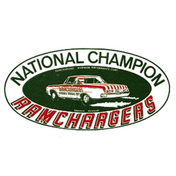 Photo1: HOT ROD Sticker RAM CHARGERS Sticker (1)