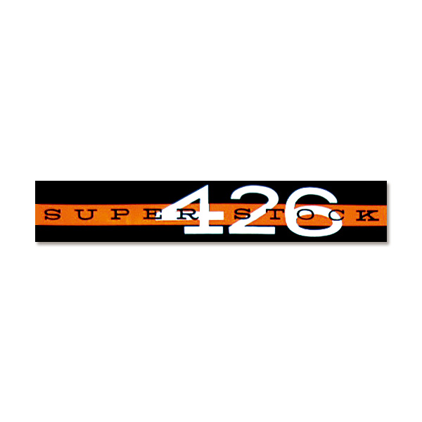 Photo1: Hot Rod Sticker Mopar 426 Super Stock Sticker (1)