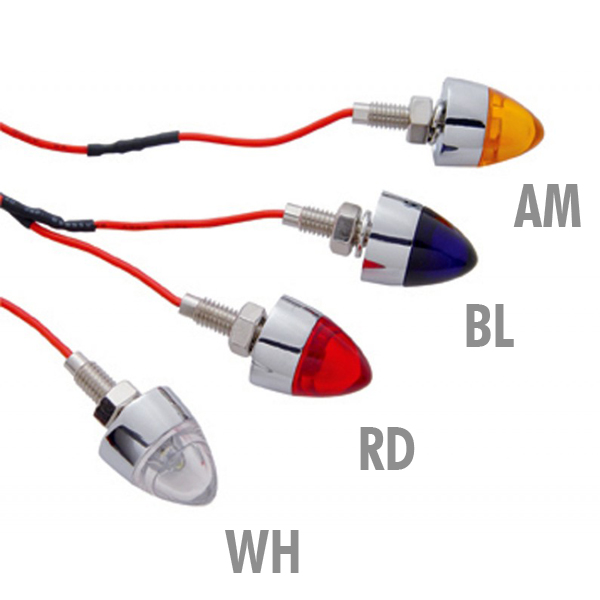 Photo1: LED License Bullet Bolt Light (1)
