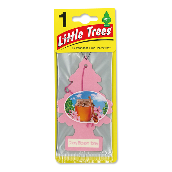 Photo1: Little Tree Paper Air Freshener Cherry Blossom Honey (1)