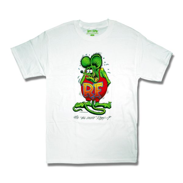 Photo1: Rat Fink Monster T-Shirt "Standing Rat Fink" (1)