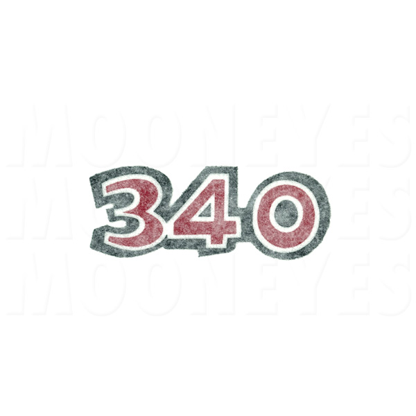 Photo1: HOT ROD Sticker 340 Decal (1)