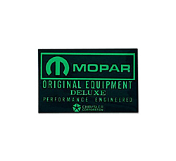 Photo1: HOT ROD Sticker MOPAR ORIGINAL EQUIPMENT Sticker (1)