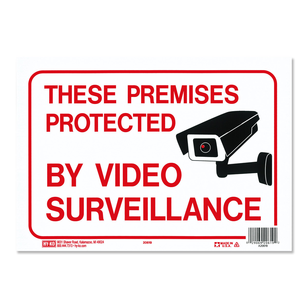 Photo1: PROTECTED BY VIDEO SURVEILLANCE (1)
