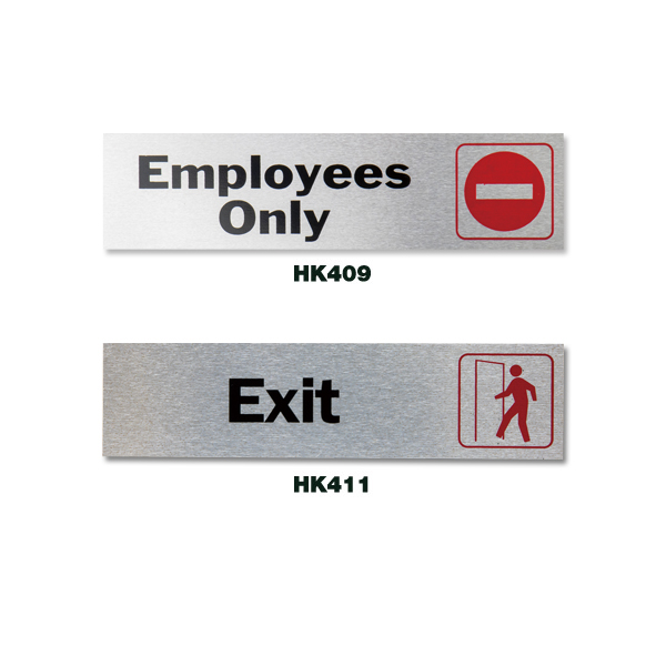 Photo1: Metal Sign Plate Sticker (1)