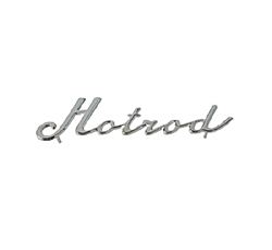 Photo1: Chrome emblem Hotrod. (1)