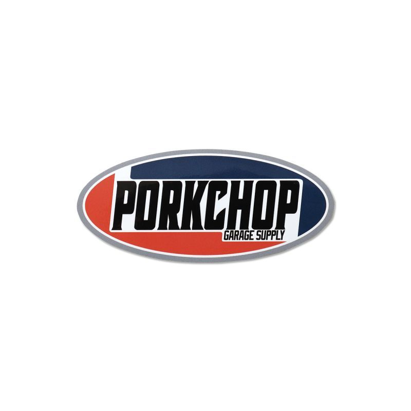 Photo1: PORKCHOP 2ND Oval Sticker (1)