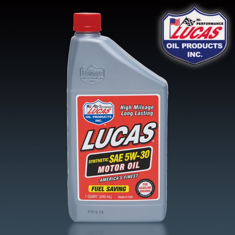 Photo1: LUCAS Synthetic SAE 5W-30 (1qt) (1)