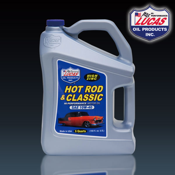 Photo1: Lucas Hot Rod & Classic 10W-40 (5qt) (1)