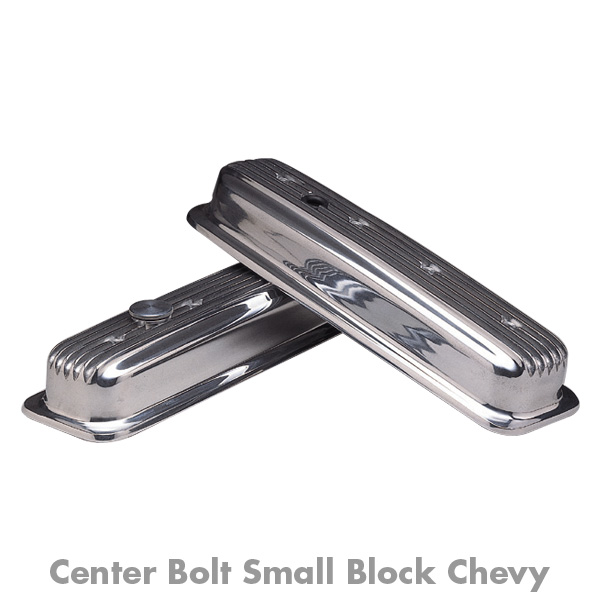 Photo1: MOONEYES No-Named Valve Covers - Late Model S/B Chevy (1)