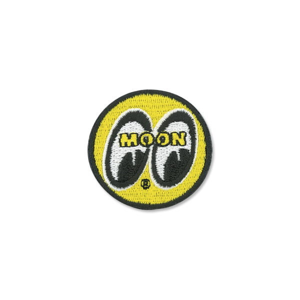 Photo1: Mooneyes Patch Yellow Eyeball 4cm (1)